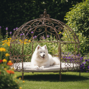 iron dog cage