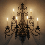 Rod Iron Wall Sconces