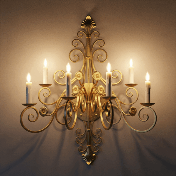 Rod Iron Sconces