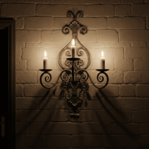 Wrought Iron Candle Holders