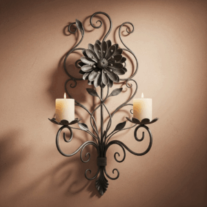 Vintage Metal Candle Holders