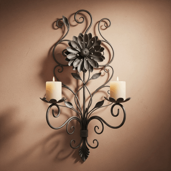 Vintage Metal Candle Holders